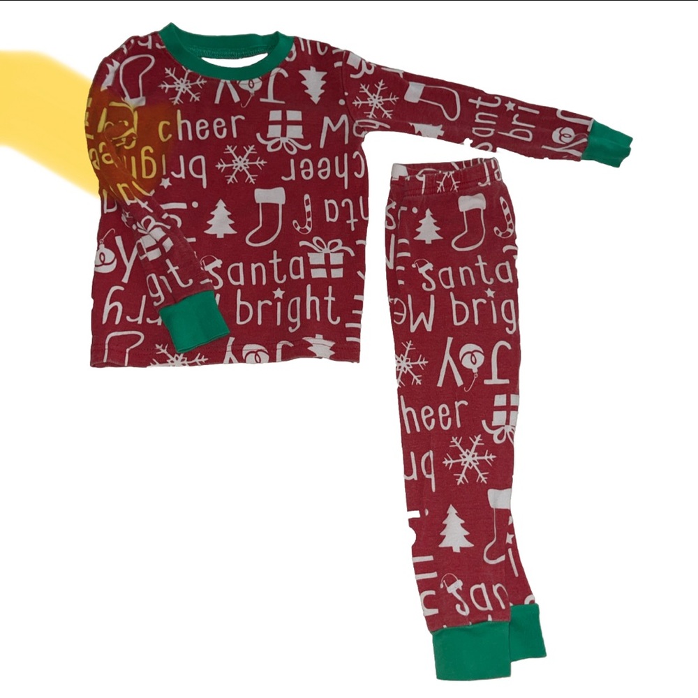 Carter’s CHRISTMAS PAJAMAS sleepwear  Two Piece Set Christmas Print 24M